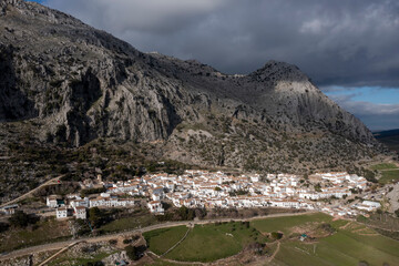 municipio de Villaluenga del Rosario en la comarca de los pueblos blancos de la provincia de Cádiz, España