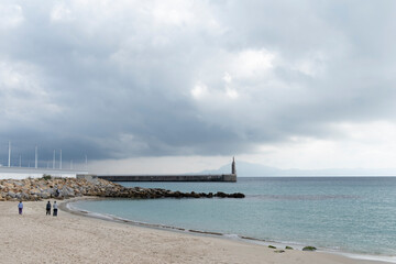Tarifa, Cádiz, España, 25 de diciembre de 2020, punta del santo, vista desde Playa Chica.