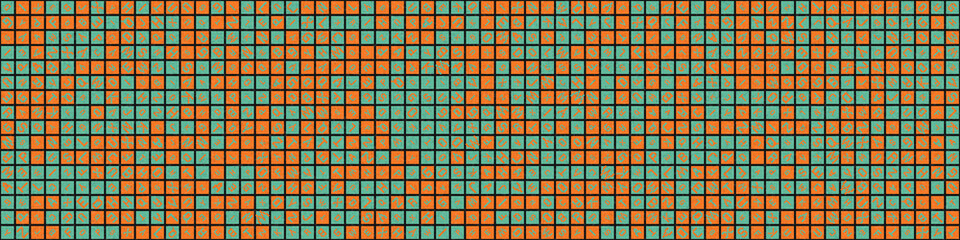 Fototapeta premium Abstract Geometric Pattern generative computational art illustration