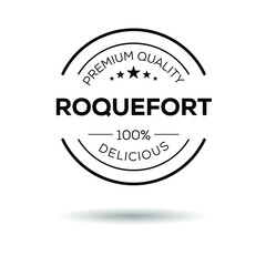 Fototapeta premium Creative (Roquefort) logo, Roquefort sticker, vector illustration.
