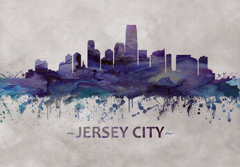 Jersey City New Jersey skyline
