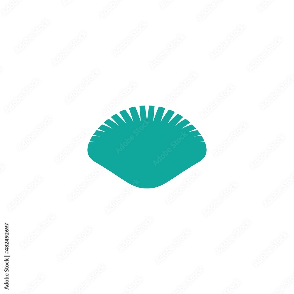 Wall mural shell logo illustration