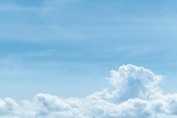 Fondos de nubes, fondo azul, nubes en el cielo.