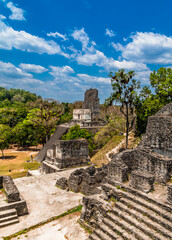 Ancient ruins in Tikal, Guatemala