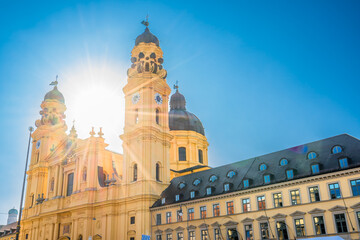 The Theatine Church of St. Cajetan - Theatinerkirche St. Kajetan - a Catholic church in Munich
