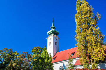 View on St. Georg church in Bogenhausen, Munich