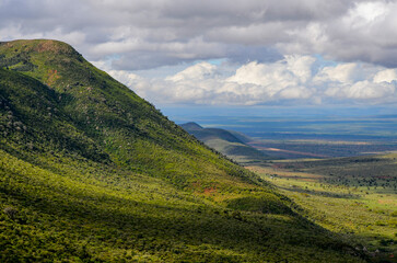 Naklejka premium natural landscape of kenya
