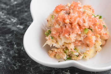 長芋と鱈子のサラダ