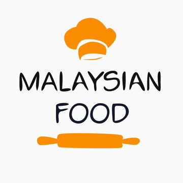 Creative (Malaysian Food) Logo, Sticker, Badge, Label, Vector Illustration.