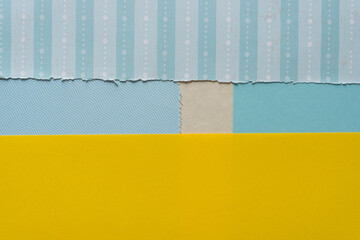 blue and yellow spring or easter paper background