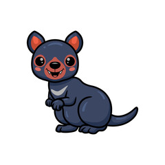 Cute little tasmanian devil cartoon