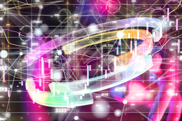 Futuristic wave, Futuristic data stream