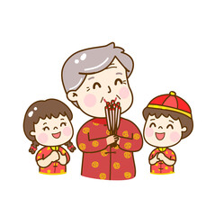 
Cute and Happy Family Character Vector.
