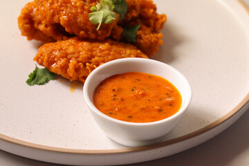 spicy buffalo red pepper sauce for wings