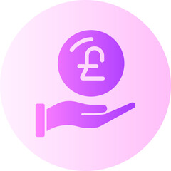 bitcoin gradient icon