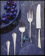 table setting elegant ,fork ,knife