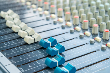 Obraz premium Audio sound mixer