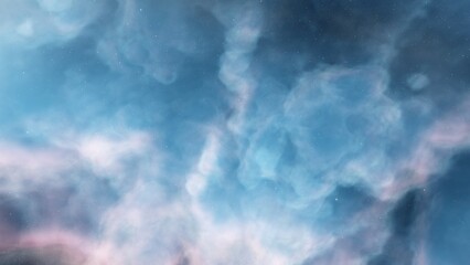 nebula gas cloud in deep outer space