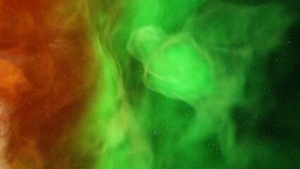 nebula gas cloud in deep outer space