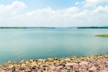 Fototapeta premium Environment of the dam