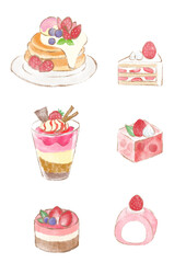 イチゴづくしのスイーツStrawberry sweets