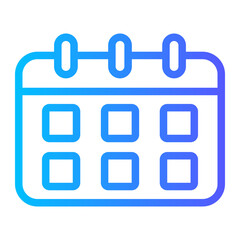 calendar gradient icon