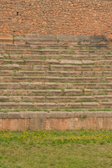 Stairs of the stadium, Delphi ruins, Greece