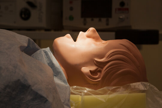 Medical Dummy At Hospital For Training