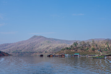 fishing village on the river.