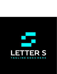 Letter S  logo icon design template elements