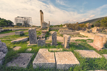  Abaton ruins at Epidavros, Greece