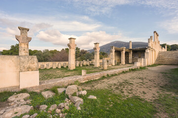  Abaton ruins at Epidavros, Greece