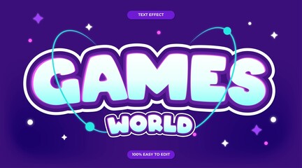 3d text effect game 