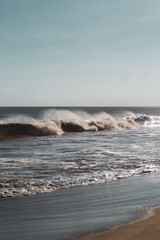 waves on the beach