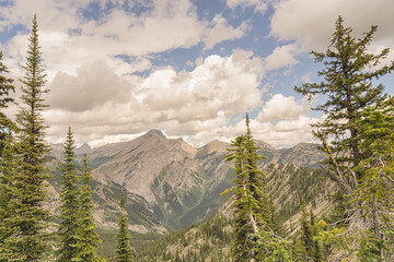 View of mountains in Fernie, British Columbia, Canada