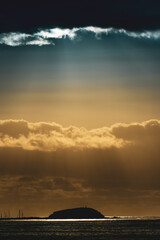 Atardecer frio c&aacute;lido