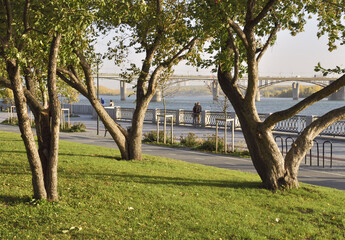 Embankment of the Ob river in Novosibirsk 5