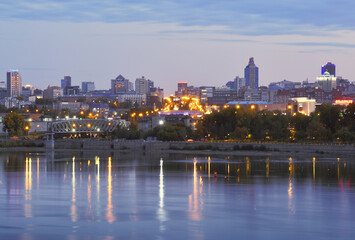 Novosibirsk on the Ob early in the morning 2