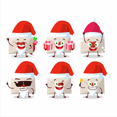 Santa Claus emoticons with love envelope cartoon character
