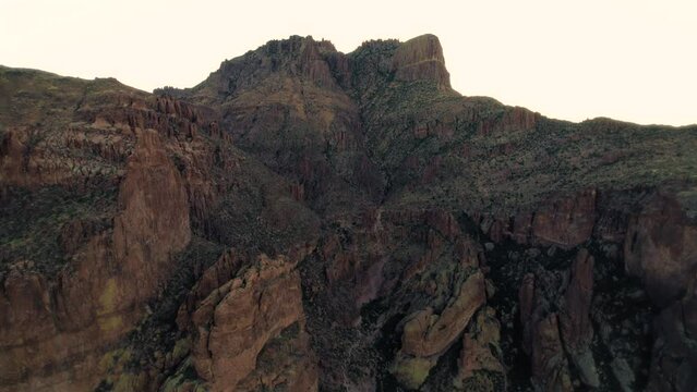 Stunning Aerial View of Arizona Mountain Landscape