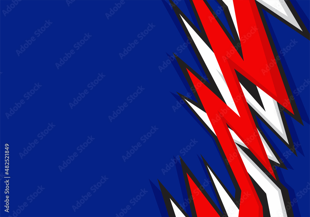 Poster abstract background with spikes and jagged zigzag line pattern and some copy space area
