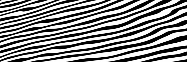 Abstract black and white stripped background.