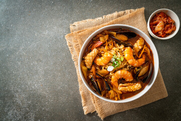 Jjamppong -  Korean Seafood Noodle Soup