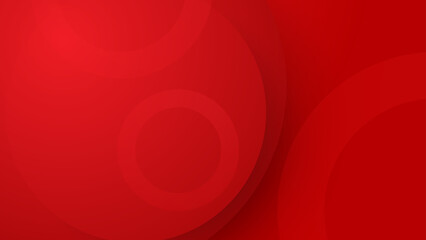 abstract red circular background. vector illustration