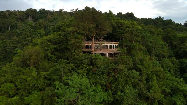 El Miro Jaco Costa Rica viewpoint DJI Drone shot, tourist attraction