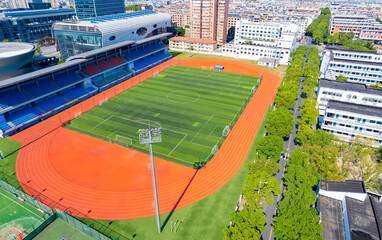 Urban environment of Wuzhong Sports Center, Suzhou City, Jiangsu Province