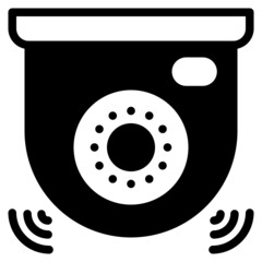 security camera Icon Illustration