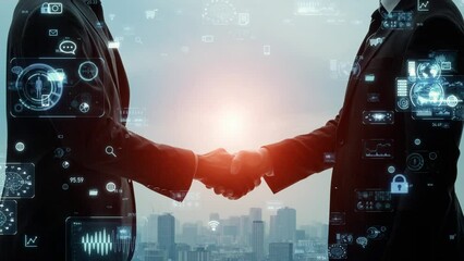 Communication of business concept. Partnership. Teamwork.