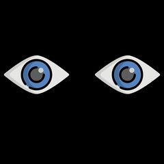 blue eye illustration