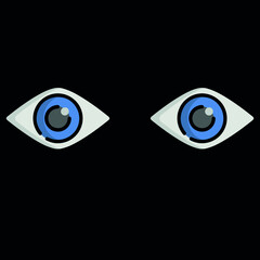 blue eye illustration